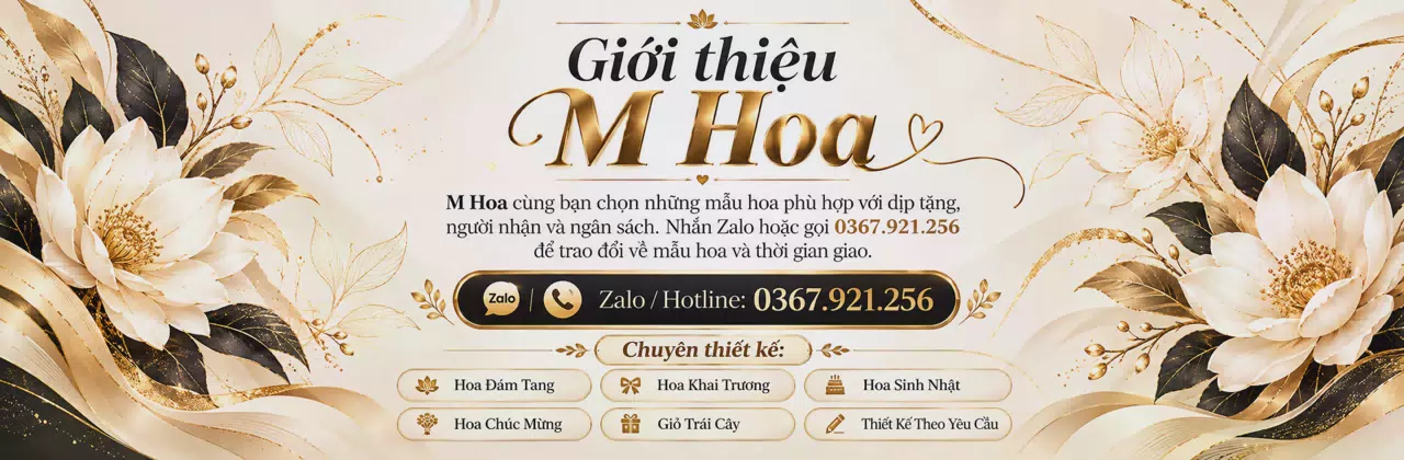 Ảnh bìa Shop hoa tươi Xã Đà Bắc Phú Thọ - Tư vấn mẫu hoa hợp ngân sách